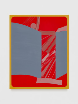 Surya Gied: Rain, 100 x 80 cm, Acryl auf Leinwand, 2022